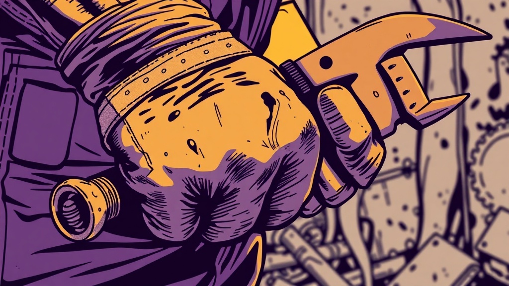 Trades worker hands